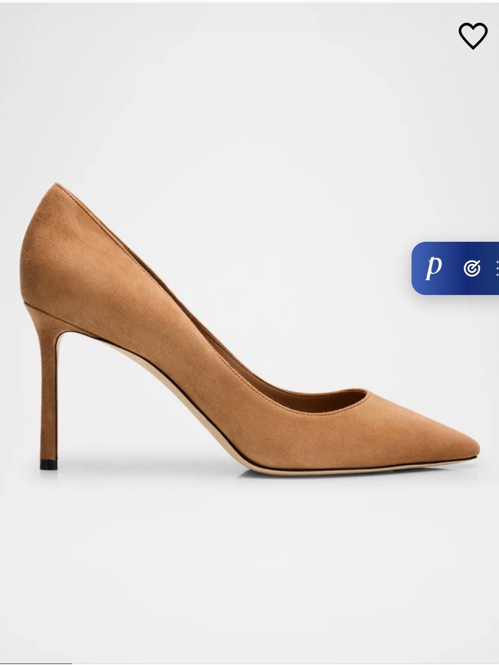 Classic Pointed Toe Stiletto Pump in Tan